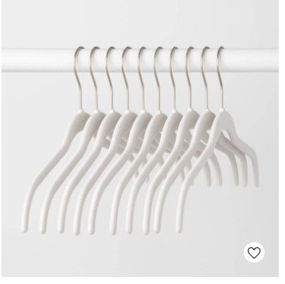 Photo 1 of 10pk Shirt Flocked Hangers - Brightroom™ - 3 PACK

