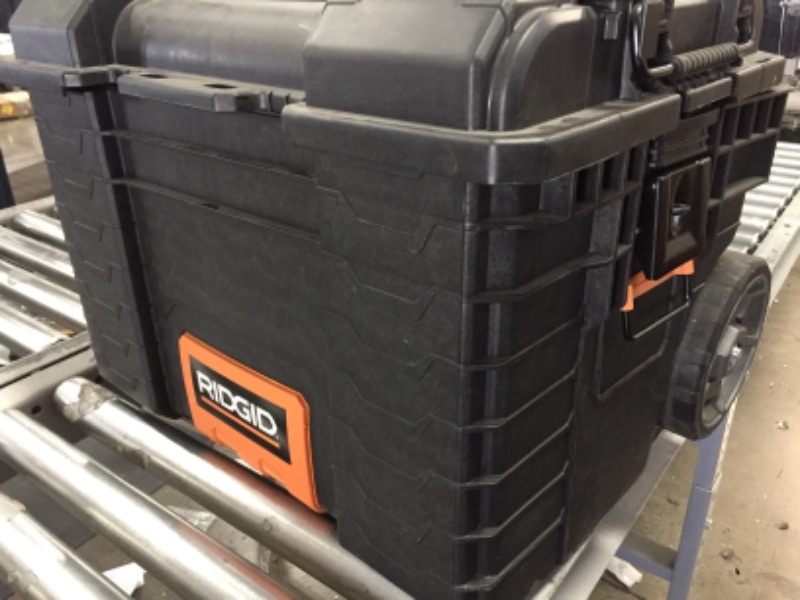 Photo 4 of 22 in. Pro Gear Cart Tool Box in Black