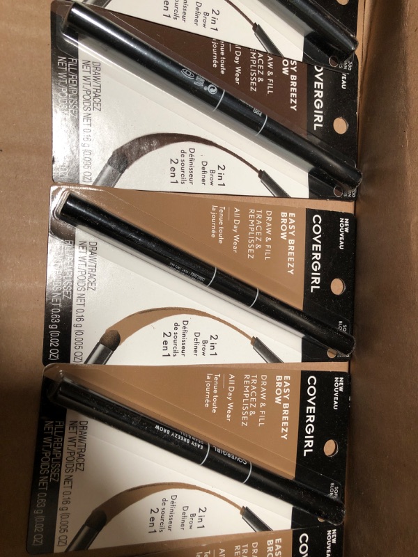 Photo 2 of 3PK- ASSORTED COLOR COVERGIRL Easy Breezy Brow Draw and Fill Brow Tool 0.02 Oz
