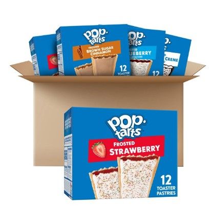 Photo 1 of Assorted Pop Tarts Variety Pack Toaster Pastries, 6.34 lb, 60 Count Exp: From MAR-APR 2023
