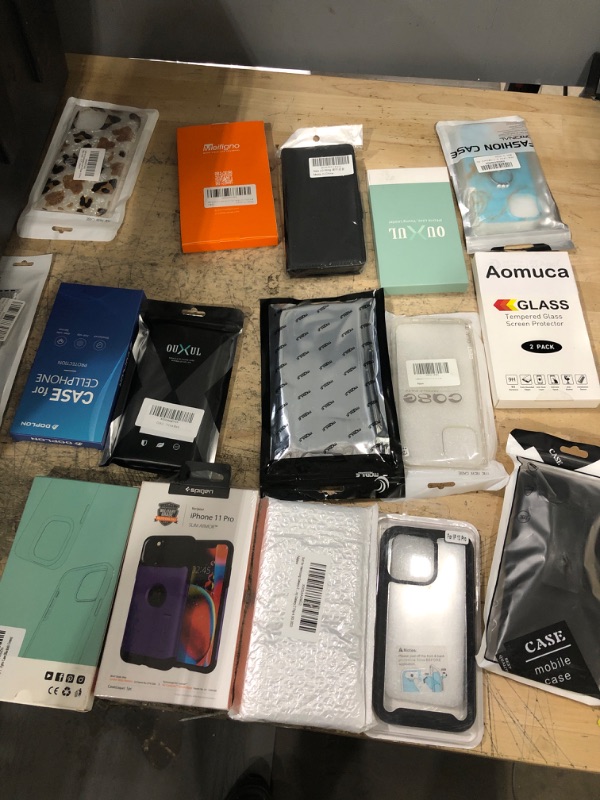 Photo 1 of 16 Pack Assorted iPhone Case and Screen Protector Bundle 