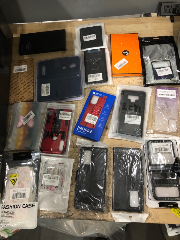 Photo 1 of 17 pack Assorted Samsung and Moto G Cases and Screen Protector Bundle 