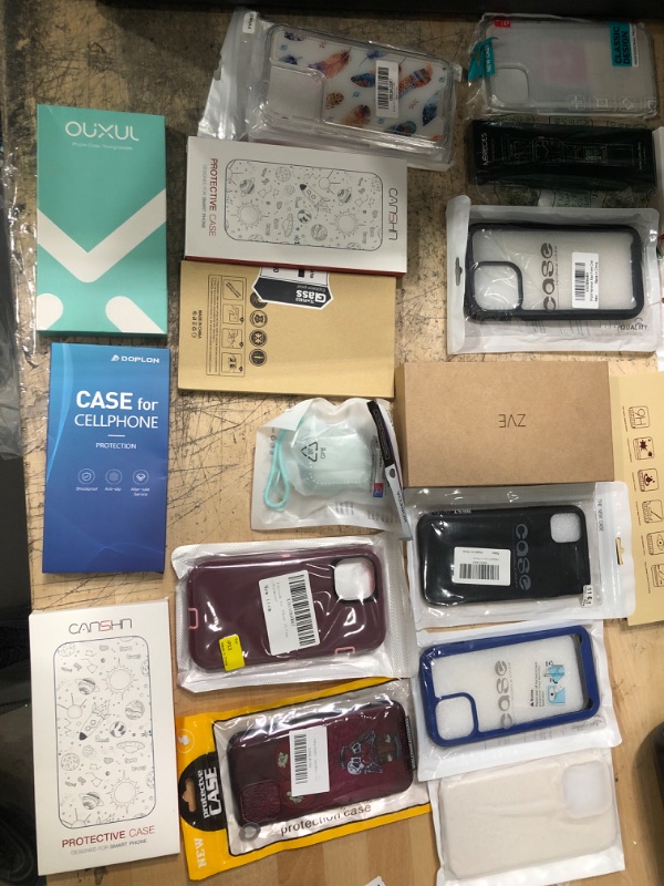 Photo 1 of 20 Pack Assorted iPhone,/Airpod/Watch Cases, Screen Protectors and Accessories Bundle 
