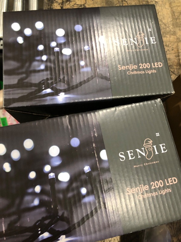 Photo 1 of Christmas Lights for Xmas Trees,67 FT 200 LED Battery Operated String Lights with auto Timer,Waterproof 8 Mode Functions Multicolor Lights for Home, Garden, Party and Holiday Decoration red Red 67 FT 200 LED 2pack 