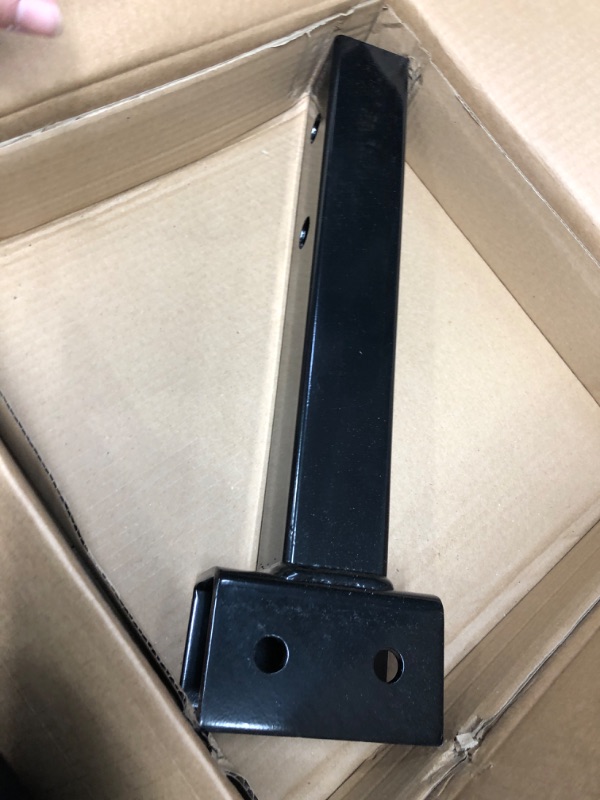 Photo 1 of AUMOWE Dual Flag Pole Holder Fir 2 inch Flag Tube, with Anti-Wobble Screws fit for 2 inches Receiver Include Pin & Clip