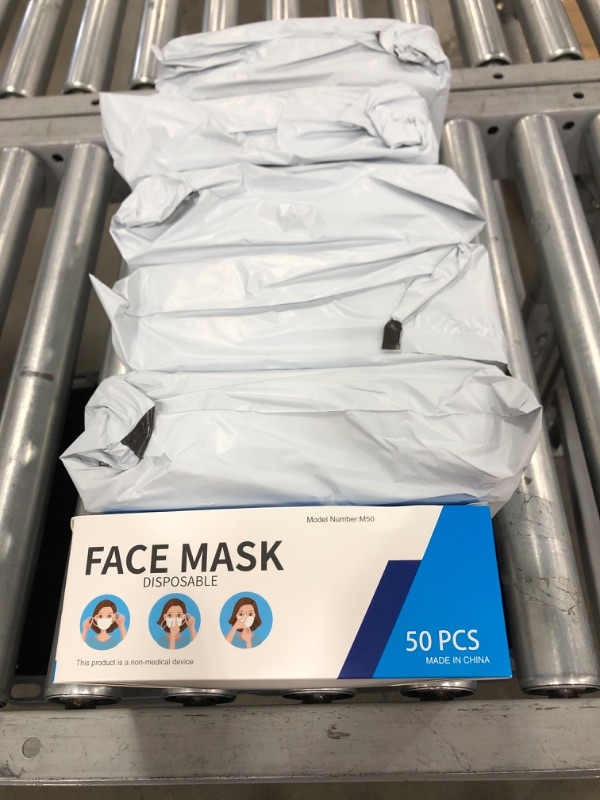 Photo 2 of 50 Disposable Face Masks, 6 packs