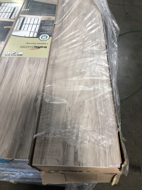 Photo 5 of (DAMAGED CORNER)
TrafficMaster Lakeshore Pecan Stone 7mm Thick x 7-2/3 in. Wide x 50-5/8 in. Length Laminate Flooring (24.17 sq. ft. / case), pallet of 45