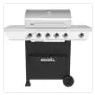 Photo 1 of (PARTS ONLY; MISSING MANUAL/HARDWARE; DENTED COMPONENTS)
Nexgrill 5-Burner Propane Gas Grill in Stainless Steel with Side Burner and Condiment Rack