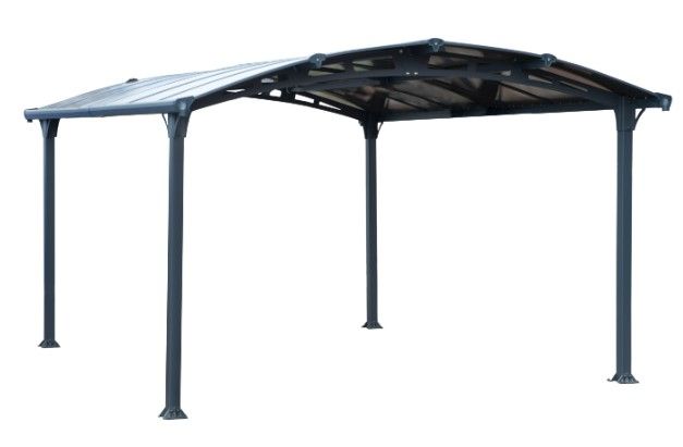 Photo 1 of (BASES ONLY; DOES NOT INCLUDE CEILINGS)
Palram - Canopia Arcadia 12' x 14'  Wide Metal Carport with Extension Kit (kit extends carport dimensions 12' x 17' )