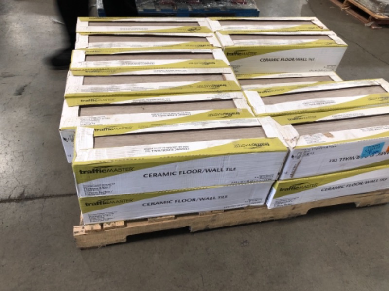 Photo 2 of **PALLET OF  22  CASES *** Capel Ash 6 in. x 24 in. Matte Ceramic Floor and Wall Tile (17 sq. ft./case)
