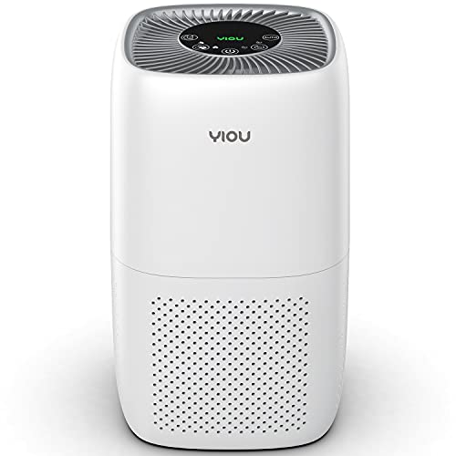 Photo 1 of YIOU True HEPA Filter Air Purifiers for Home Bedroom up to 547 ft²,Smart Air Purifier with Auto Mode,24db Quite Filtration System Cleaner Odor Eliminators for Dust,Pets,Smoke,Smokers,Bright White
