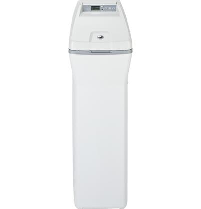 Photo 1 of GXSH40V Grain Water Softener with 40,200 Grain Capacity, GE Exclusive SmartSoft Technology, Self-cleaning sediment filter and Up-front electronic controls, in White
