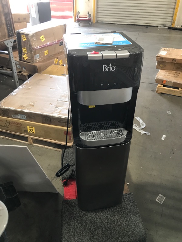 Photo 2 of Brio 400 Series Tri-Temperature Bottom Load Water Cooler Dispenser With Hot, Cold and Room Temperature Water, Holds 3 to 5 Gallons- UL Listed/Energy Star Approved
