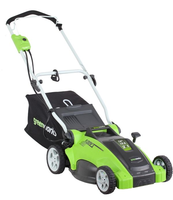 Photo 1 of Greenworks 16" 10 Amp Corded Electric Push Walk-Behind Mower
