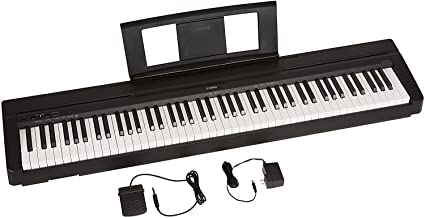 Photo 1 of YAMAHA P71 88-Key Weighted Action Digital Piano with Sustain Pedal and Power Supply 