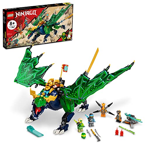 Photo 1 of LEGO NINJAGO Lloyd’s Legendary Dragon 71766 Building Kit Playset Featuring a Ninja Battle Toy, NINJAGO Lloyd and Snake Figures; Building Kit for Ninja Fans Aged 8+ (747 Pieces)
