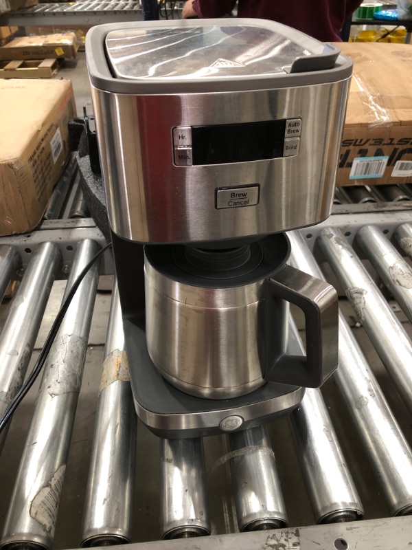 Photo 2 of Stainless Steel Drip Coffee Maker with 10 Cup Thermal Carafe
