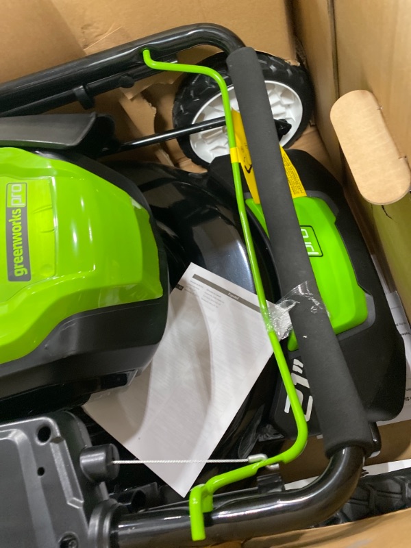 Photo 3 of **BATTERY NOT INCLUDE**
Greenworks Pro 80V 21" Brushless Cordless Lawn Mower, 4.0Ah Battery and 60 Minute Rapid Charger Included