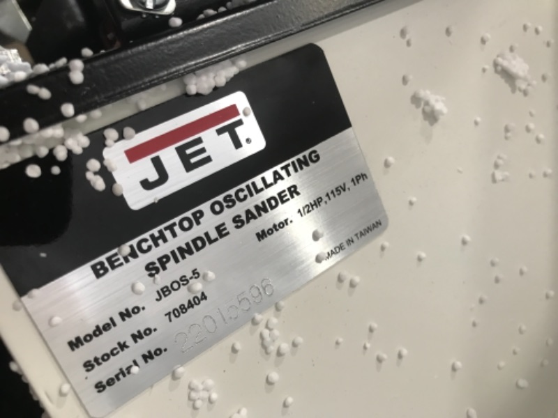 Photo 7 of ***PARTS ONLY*** JET 708404 JBOS-5 5-1/2 Inch 1/2 Horsepower Benchtop Oscillating Spindle Sander with Spindle Assortment