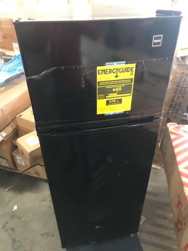 Photo 2 of 7.5 cu. ft. Mini Refrigerator in Black
