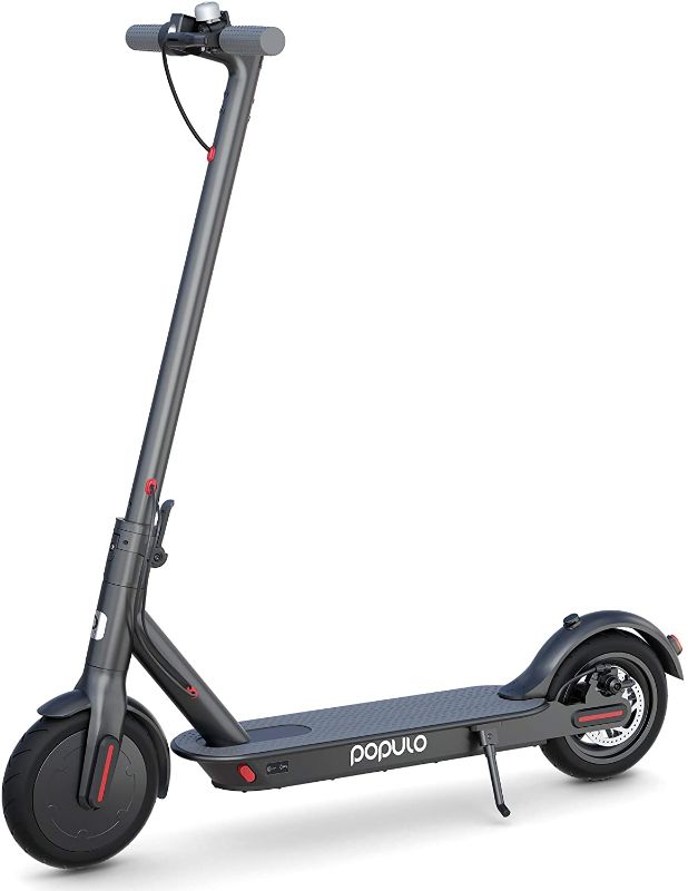 Photo 1 of Folding Electric Scooter for Adults with Double Braking System - 8.5” Pneumatic Tires - Up to 14.5 Miles & 15 MPH Portable Folding Commuting Electric Scooter…
