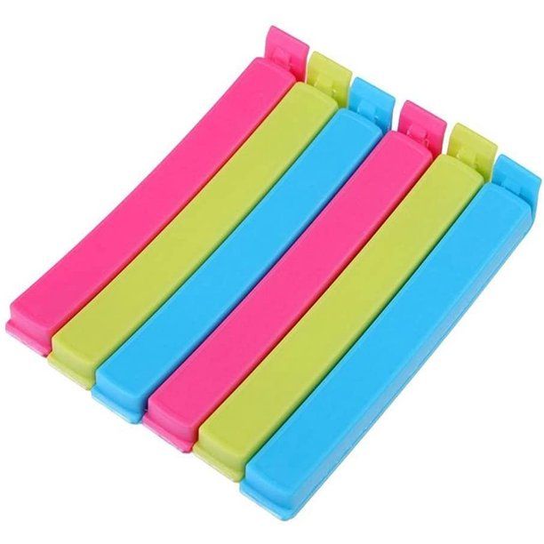 Photo 1 of 10 Pack Food Snack Sealing Bag Clips COLORS WILL VARY 