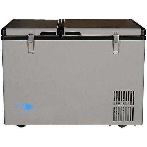 Photo 1 of 2 cu. ft. 62 Qt. Dual Zone Portable Freezer in Gray
