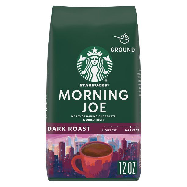 Photo 1 of **NON REFUNDABLE/EXPIRES 17/4/22**Starbucks Morning Joe, Ground Coffee, Dark Roast, 12 oz 2 Pack
