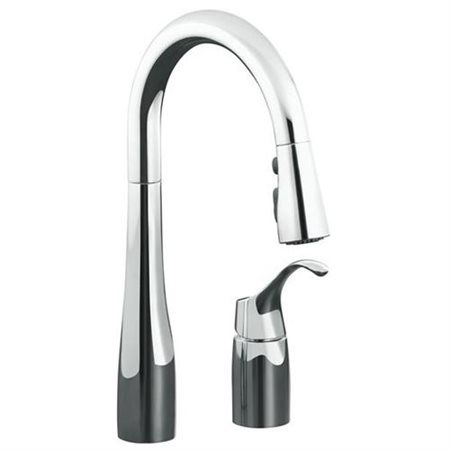 Photo 1 of **PARTS ONLY**KOHLER K-649-CP Simplice Pull-Down Secondary Sink Faucet, Polished Chrome
