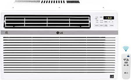 Photo 1 of ***PARTS ONLY*** LG Energy Star 12,000 BTU 115V Window-Mounted Air Conditioner with Wi-Fi Control, 12000, White
