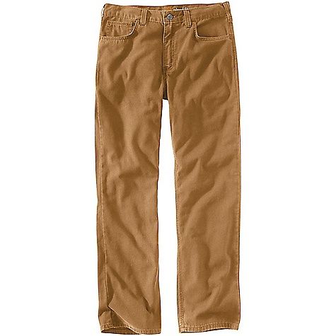 Photo 1 of Carhartt Rugged Flex Rigby 5-Pocket Work Pants for Men - Hickory - 42x30
