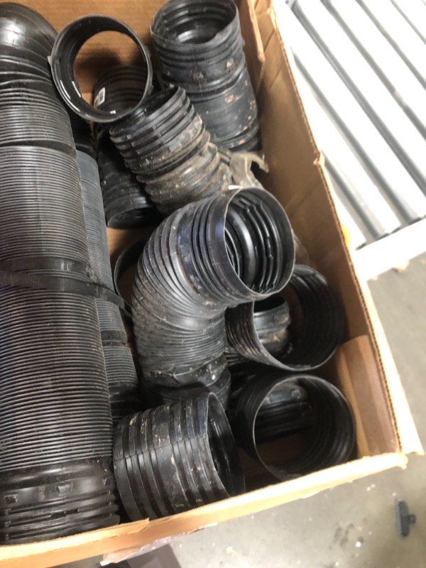 Photo 2 of SET OF 2, Amerimax Home Products FLEX-Drain 4 in. x 25 ft. Copolymer Solid Drain Pipe