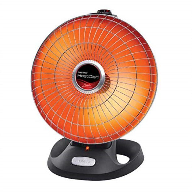 Photo 1 of  Heat Dish Plus Parabolic Electric Heater, Black