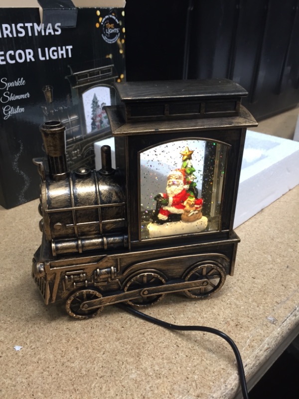 Photo 1 of  Lighted Christmas Snow Globe Lantern