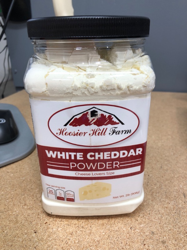 Photo 2 of *EXP: 3/28/2022 Hoosier Hill Farm White Cheddar Cheese Powder, Cheese Lovers, 2 Pound
