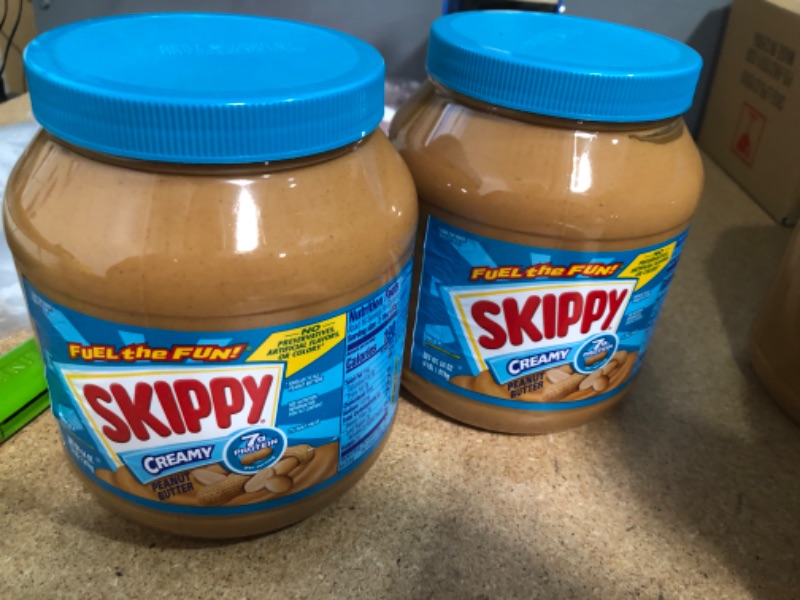 Photo 3 of **EXPIRE MAY22/2022** Skippy Creamy Peanut Butter, 64 Ounce
SET OF 2