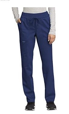 Photo 1 of Cherokee Workwear Revolution Women Scrubs Pant Mid Rise Tapered Leg Drawstring WW105 Size X-Small 
