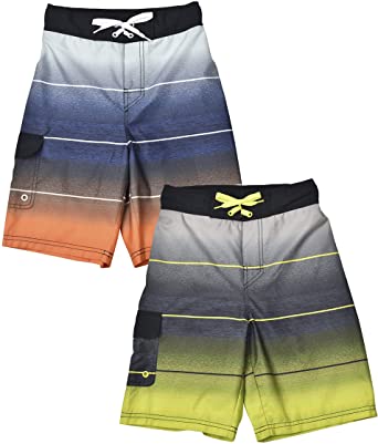 Photo 1 of Jachs NY 2-Pack Quick Dry Beach Boys Swim Trunks Board Shorts- SIZE MEDIUM (10/12)