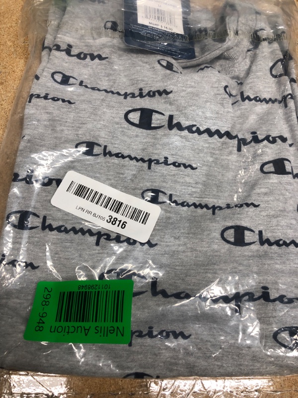 Photo 2 of Champion Boys Short Sleeve All Over Print Script Athletic Graphic T-Shirt, Sizes 8-20
