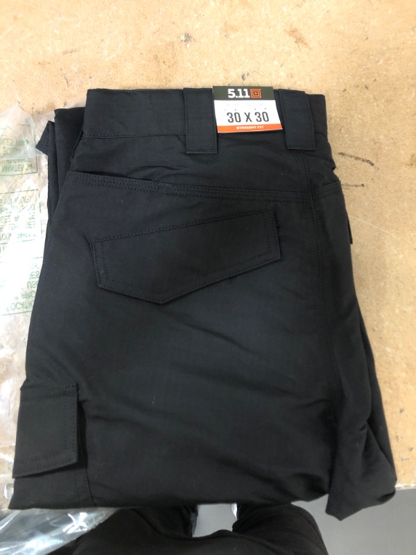 Photo 2 of 5.11 Tactical Men's Fast-Tac Cargo Pants, Water-Resistant Finish, Dual Magazine Pockets, Style 74439 (W30xL30)
