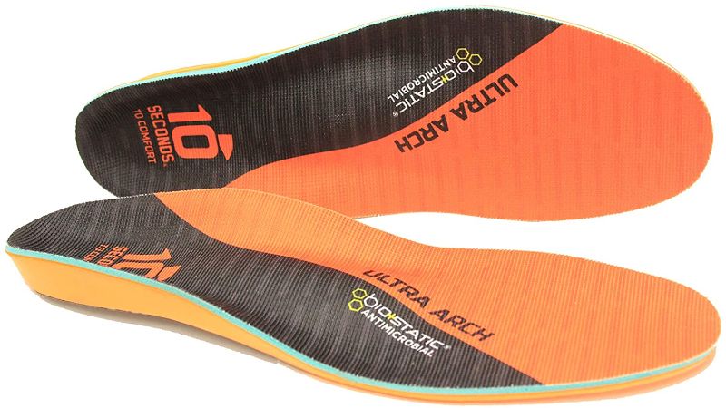 Photo 1 of 10 Seconds 3810 Ultra Support Insoles, M 8/8.5, W 9.5/10, 1 Pair
