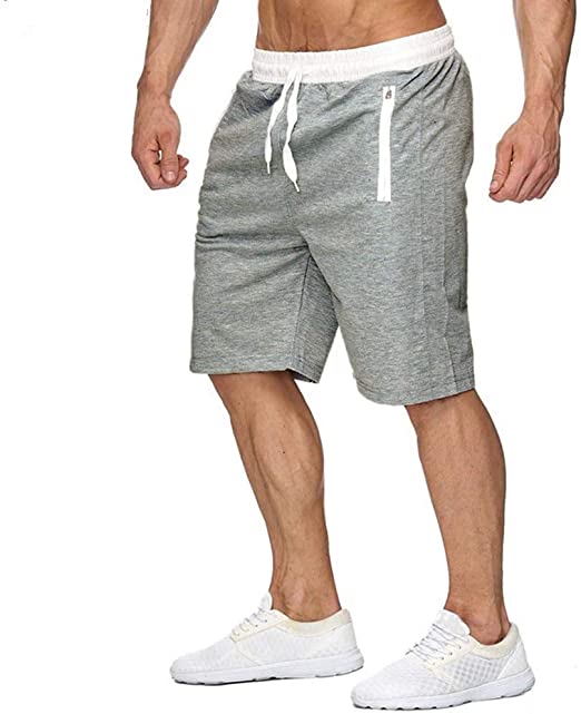 Photo 1 of CARWORNIC Men's Athletic Workout Shorts Lightweight Bodybuilding Gym Running Basketball Shorts with Zipper Pockets
XXL