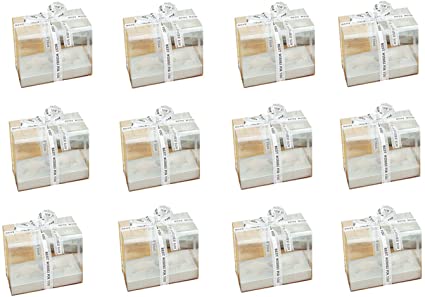 Photo 1 of 12Pcs 2 Holders Clear Cupcake Boxes - Cupcake Containers - Plastic Disposable Cupcake Boxes - Clear Cake Display Boxes(7x4x5.5 Inch) - Gift Packaging Boxes for Bakery Wrapping,Muffin - Silver
