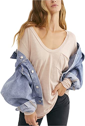 Photo 1 of Free People Women's Betty Long Sleeve Tee- SMALL
