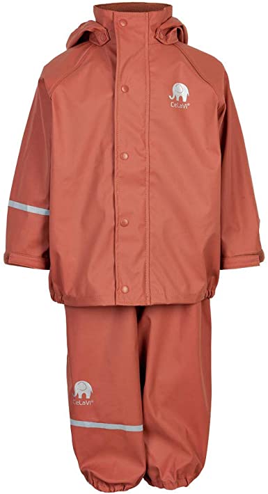 Photo 1 of CeLaVi - Kids Rain Suit Reflective Waterproof 2 Pcs Jacket and Pants/or Dungarees 8-9 yrs 
