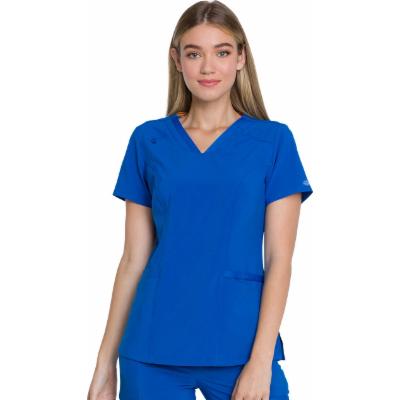 Photo 1 of Dickies EDS Essentials Scrubs Top for Women V-Neck M, Royal
