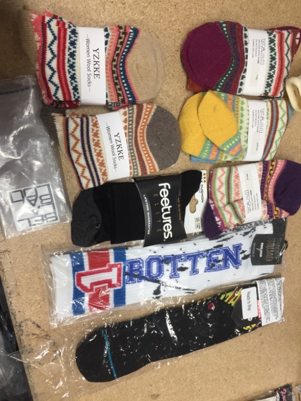 Photo 1 of **NO REFUNDS/RETURNS** Bundle of Assorted SOCKS
