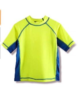 Photo 1 of (KIDS)REMEETOU Boy's Rashguard Quick-Dry Short-Sleeve UPF 50 Swim Tee
SIZE 12 (L)