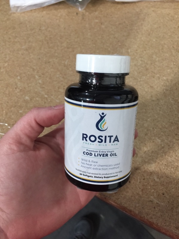 Photo 2 of ***NON-REFUNDABLE***
EXP DATE 9/2023
Rosita Extra Virgin Cod Liver Oil Softgels
