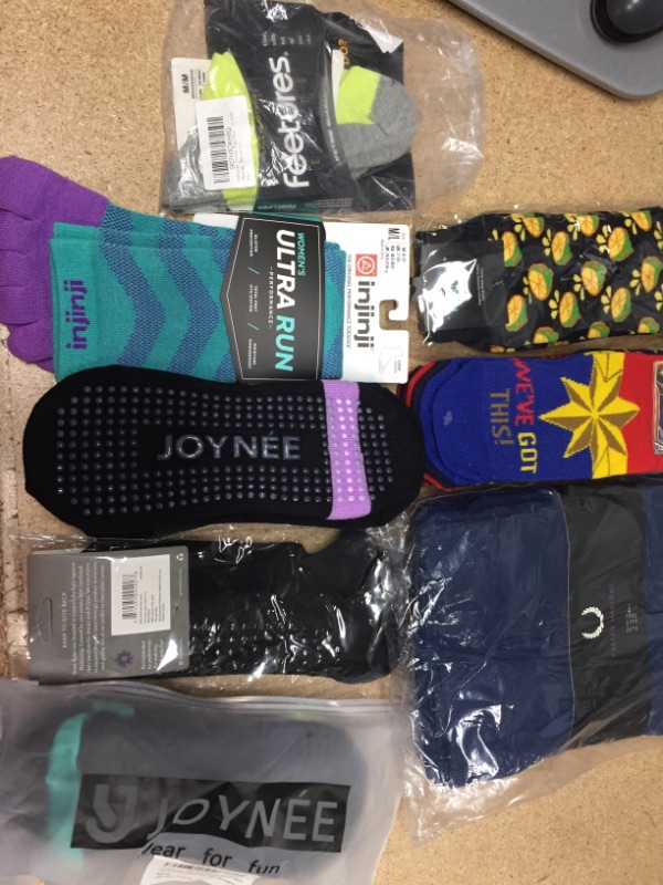 Photo 1 of **NO REFUNDS/RETURNS** Bundle of Assorted Socks All Different Sizes/ Styles
